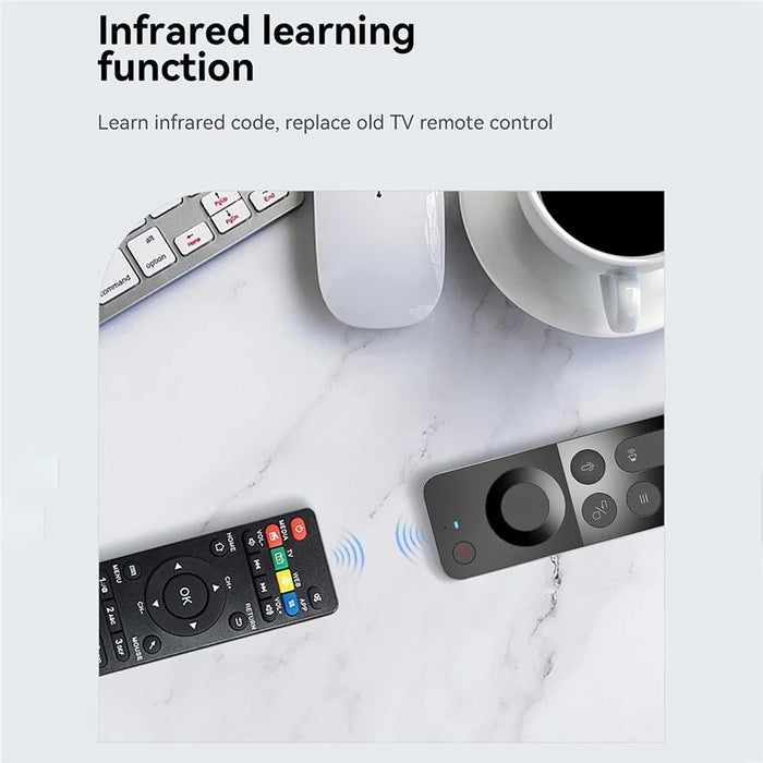 WECHIP W3 2.4G 3-in-1 2.4G Wireless Keyboard Voice Air Mouse Remote Controller - 5