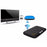 H18 2.4G Mini Wireless Virtual keyboard with QWERTY Touch Pad for Smart TVs/PS3/Set-Top Boxes - 2