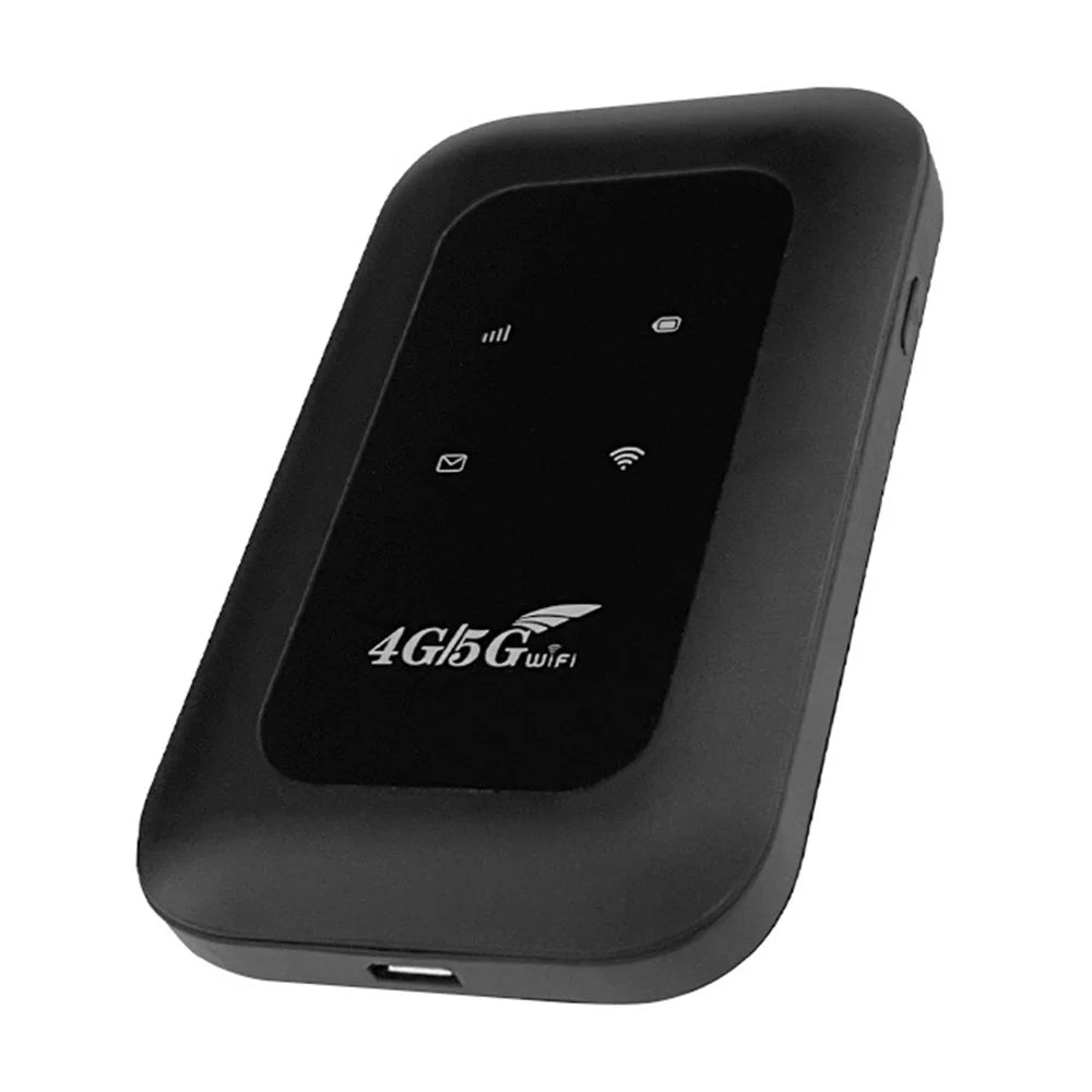 MF800 4G LTE Portable Mobile WiFi Router 150Mbps SIM Card Slot Extender Modem Dongle, Eurasian Version - Black - 1