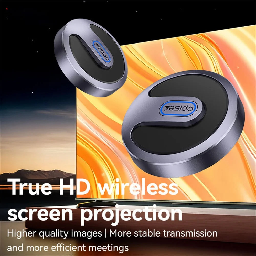 YESIDO TV15 Wireless Display Adapter 2.4G / 5G WiFi Screen Mirroring Dongle for Miracast  /  Airplay  /  DLNA - 4