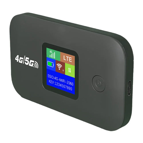 A8 4G Mobile WiFi Router 150 Mbps Portable Wireless Hotspot MiFi Modem with LCD Display - Black - 1