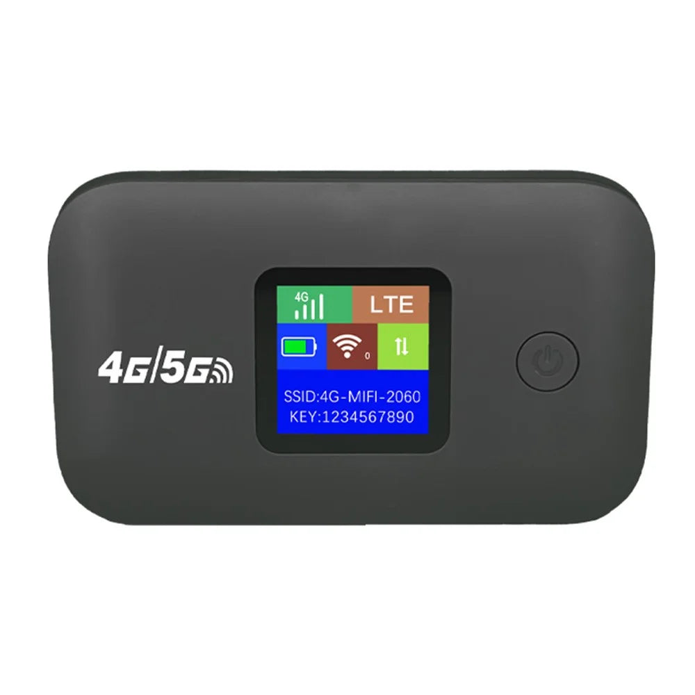 A8 4G Mobile WiFi Router 150 Mbps Portable Wireless Hotspot MiFi Modem with LCD Display - Black - 2
