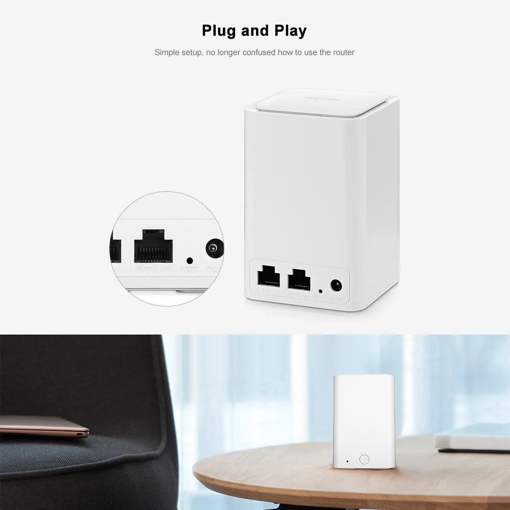 PIX-LINK Compact Size WiFi Extender WiFi Booster Indoor WiFi Signal Booster 300Mbps WiFi Amplifier Long Range Wireless Repeater - EU Plug - 3