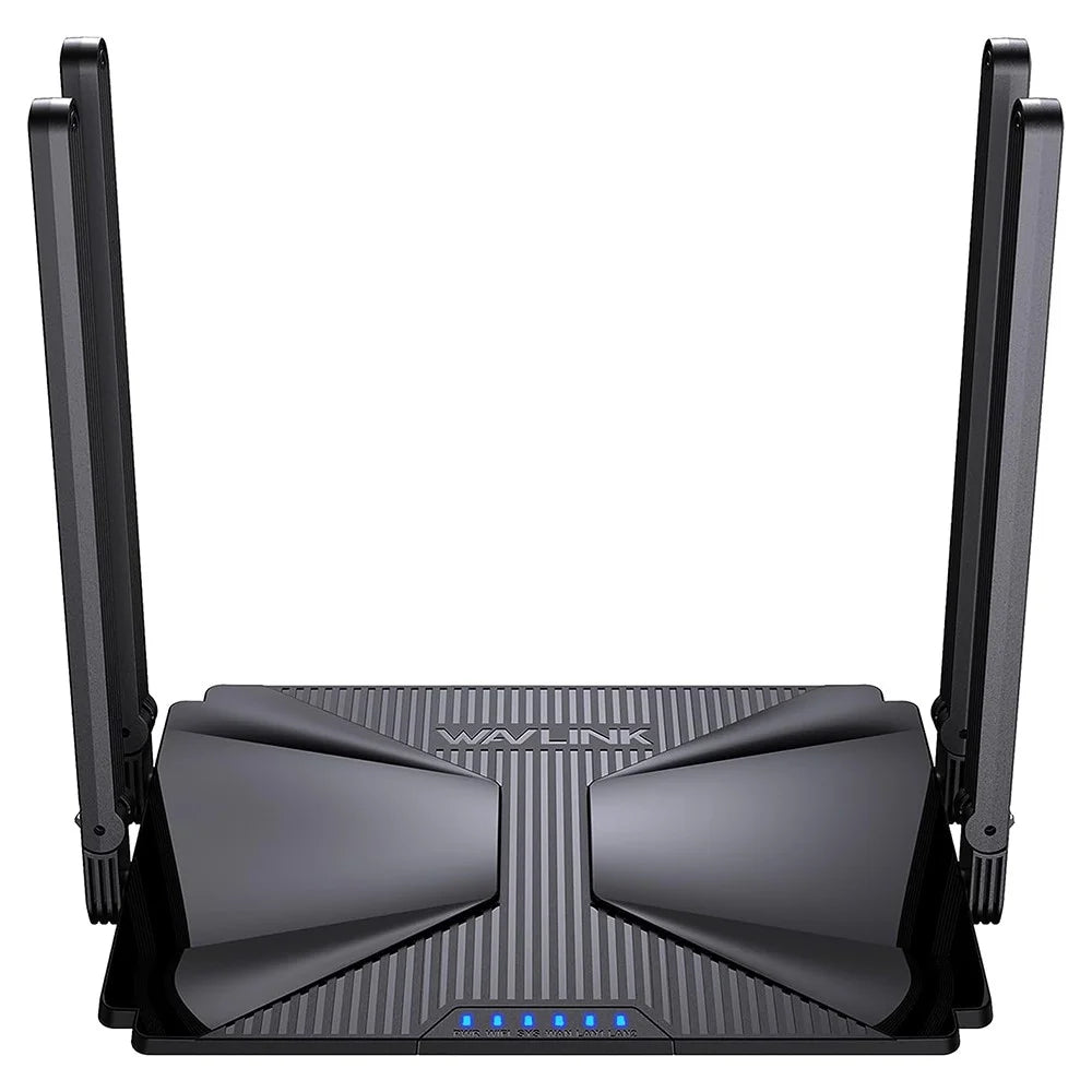 WAVLINK WL-WN586X3 Wi-Fi 6 AX3000 Mesh Router Dual Band Wireless Gigabit Ethernet Router with 5dBi High-gain Antennas - UK Plug - 1