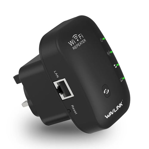 WAVLINK WN560N2 WPS Protection Amplifier WiFi Repeater 2.4G N300 WiFi Extension Repeater with 3dBi Internal Antenna - UK Plug - 1