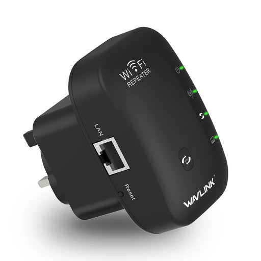 WAVLINK WN560N2 WPS Protection Amplifier WiFi Repeater 2.4G N300 WiFi Extension Repeater with 3dBi Internal Antenna - UK Plug - 1