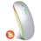 M40 2.4G Wireless Computer RGB Mouse with USB Nano Receiver - Silver - 1