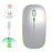 M40 2.4G Wireless Computer RGB Mouse with USB Nano Receiver - Silver - 2