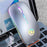 A2 Rechargeable Silent Wireless Mouse DPI 16000 Optical Ergonomic for Gaming Office PC Computer Laptop - Silver - 1