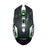Q13 Rechargeable Wireless Mouse Silent Ergonomic Gaming Mice 6 Keys RGB Backlight for Laptop Computer - Black - 1