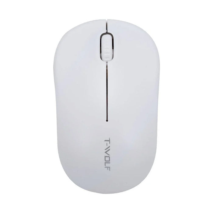 Q4 2.4G Wireless Mouse Portable Computer Mice for PC Notebook Laptop - White - 2