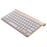 QH-001 2.4G Wireless Mini Keyboard Mouse Set - Gold - 4
