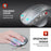 HXSJ T32 2.4G Wireless Ergonomic Vertical Optical Gaming Mouse Adjustable DPI Computer Mice - Grey - 4