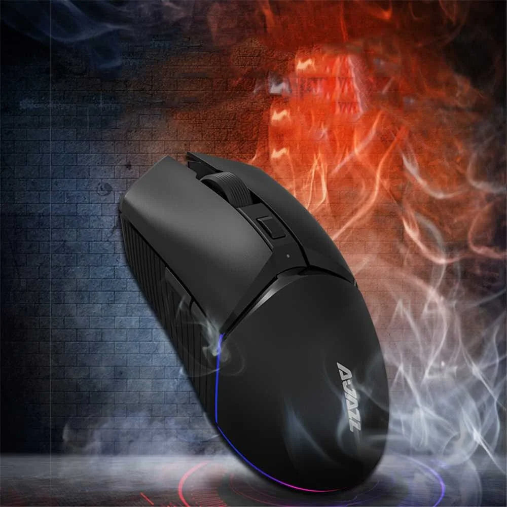 AJAZZ i309Pro Dual Mode 2.4G Wireless Rechargeable Gaming Mouse 8 Keys RGB Light 16000DPI Computer Laptop Mice - 2