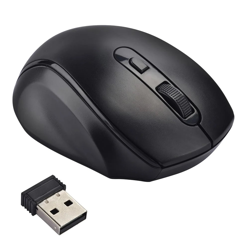 JINWFEIY W300 1600DPI 6D 2.4G Wireless Mouse Quite Mice for PC Computer - 1