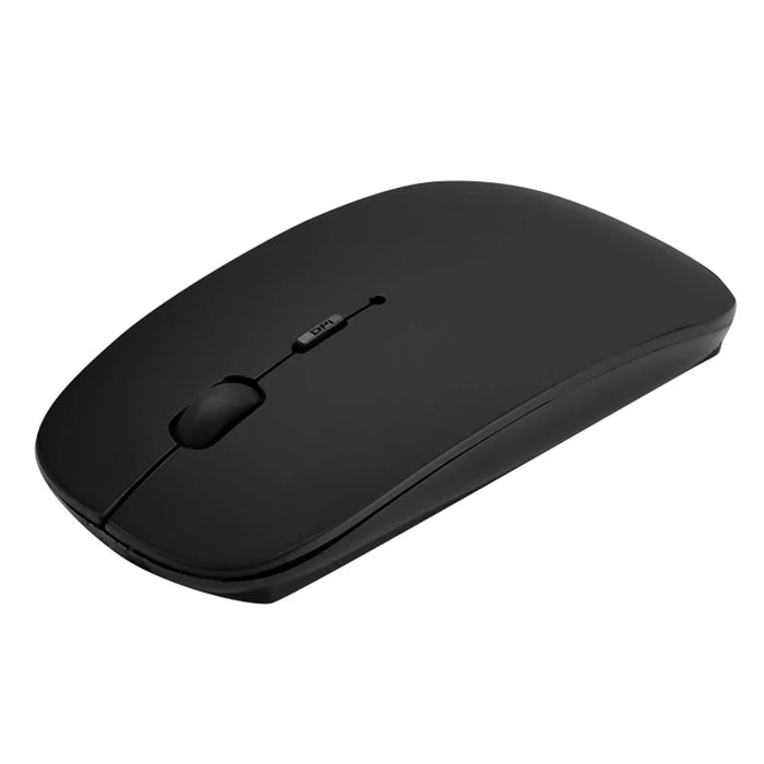 M105 Wireless Mouse Rechargeable Slim 2.4G Portable Mobile Optical Office Mouse for Notebook/PC/Laptop/Computer/Desktop - Black - 1