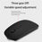 M105 Wireless Mouse Rechargeable Slim 2.4G Portable Mobile Optical Office Mouse for Notebook/PC/Laptop/Computer/Desktop - Black - 4