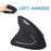 USB Charging Left Hand Vertical Wireless Mouse 800/1200/1600 DPI Gaming Mice for Laptop PC - 2