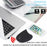USB Charging Left Hand Vertical Wireless Mouse 800/1200/1600 DPI Gaming Mice for Laptop PC - 5