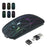 E39 Rechargeable 2.4G Wireless Gaming Mouse 1600DPI RGB Breathing Light Computer Laptop Ergonomic Mice - Black - 1