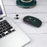 E39 Rechargeable 2.4G Wireless Gaming Mouse 1600DPI RGB Breathing Light Computer Laptop Ergonomic Mice - Black - 7