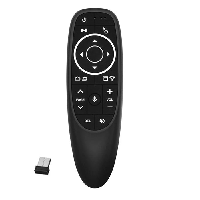 G10S Pro 2.4G Wireless Air Mouse Remote Controller with Backlit and Gyro Sensor for Android TV Box Support Voice Search - 1
