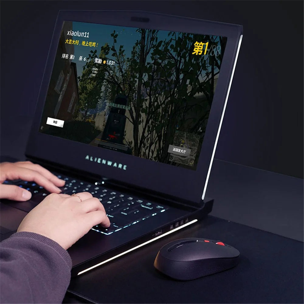 XIAOMI YOUPIN MWMM01 2.4GHz USB Wireless Silent Mouse 800 / 1200 / 1600 DPI Adjustment for Laptop Notebook Office Gaming - Black - 3