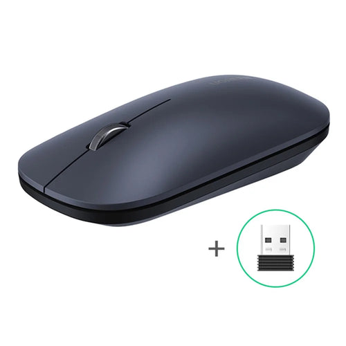 UGREEN MU001 2.4GHz Wireless Mute Mouse with 4000 DPI for PC Laptop Computer - Black - 1