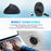 E11 2.4G Wireless Mouse Portable Vertical Ergonomic Mouse with 6 Keys/3 Adjustable DPI (Dry Battery Version) - Black - 6