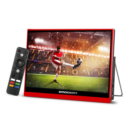 EMODERN Z1TV 14.1 Inch Android 15.0 Portable TV Touchscreen Monitor 8K Video Decoding WiFi 6 Dual Band, 2+16GB - EU Plug - 1