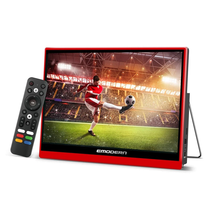 EMODERN Z1TV 14.1 Inch Android 15.0 Portable TV Touchscreen Monitor 8K Video Decoding WiFi 6 Dual Band, 2+16GB - EU Plug - 1