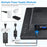 RX-103A 13.3" Full HD Monitor 1366x768 LED Display Screen with Remote Control - US Plug - 5