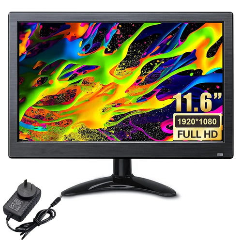 RX-102B 11.6-inch 1920*1080 Security Monitor HD Display with Remote Control - AU Plug - 1