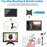 RX-101A 10.1-inch Security Monitor Portable Display with Remote Control - EU Plug - 4