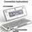 ATTACK SHARK K75 RGB Wireless Hot-Swappable Mechanical Keyboard Three Mode Bluetooth-compatible Transparent Keyboard - White - 3