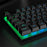 FREE WOLF K16 87-Key Backlight Professional Gaming Keyboard - 4