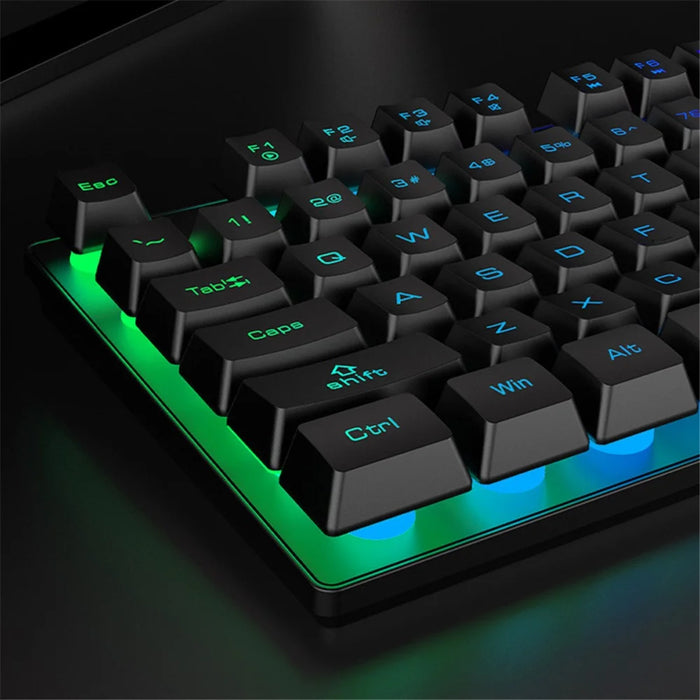 FREE WOLF K16 87-Key Backlight Professional Gaming Keyboard - 4