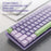 ZIYOULANG K65 78 Keys Hot Swappable Mechanical Keyboard RGB Light USB Wired Keyboard - Blue+Blue Switch - 5