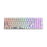 Y-FRUITFUL K10 Mechanical 100-Key Type-C Wired Keyboard with Clear Keycap - Transparent White - 1