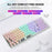 Y-FRUITFUL K10 Mechanical 100-Key Type-C Wired Keyboard with Clear Keycap - Transparent White - 5