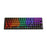 Y-FRUITFUL K10 100 Keys Type-C Wired Mechanical Keyboard with RGB Light, Transparent Black+Blue Switch - 1