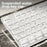 EWEADN GX710 Stylish Home Office Computer Laptop Keyboard USB Wired Mute Backlit Keyboard - White Backlit - 7