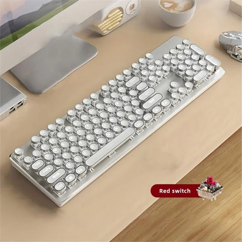 EWEADN TK950 Bluetooth-compatible / Wired / 2.4G Wireless Rechargeable Keyboard Computer Mechanical Keyboard - Red Switch - 1