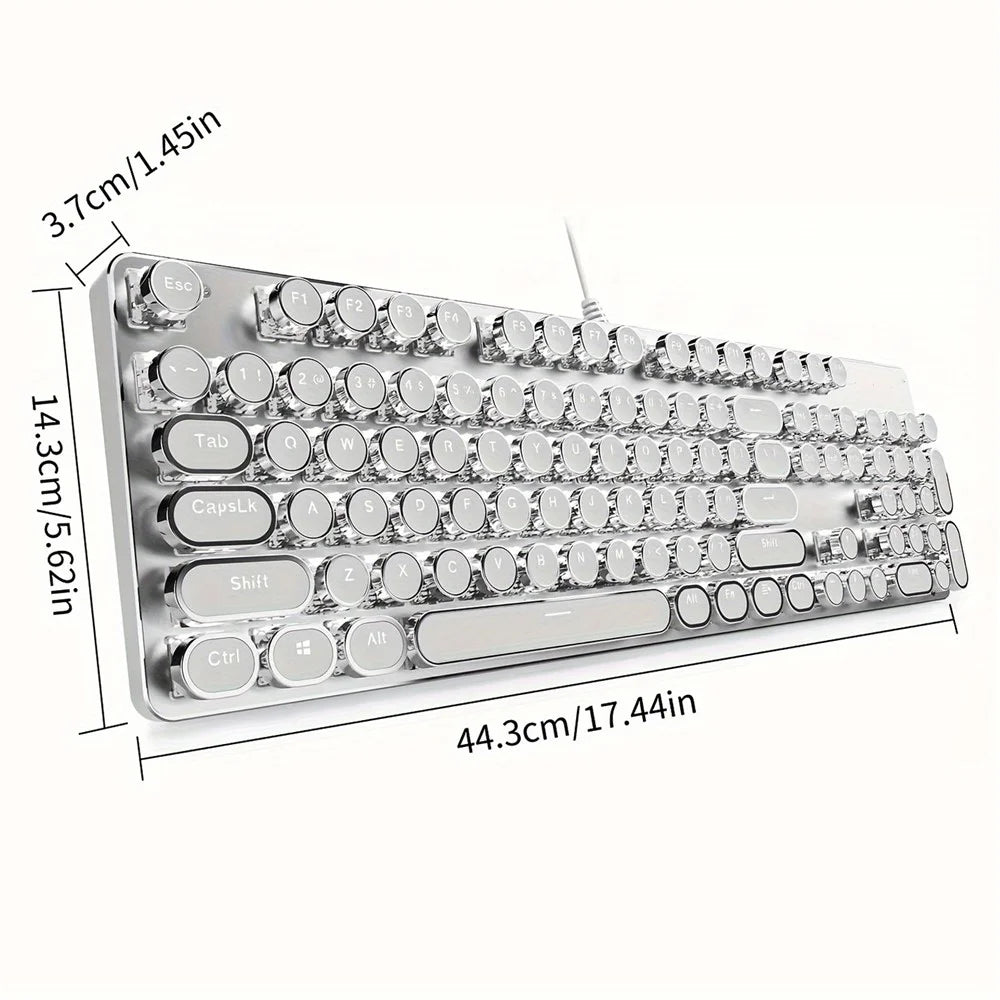 EWEADN TK950 Bluetooth-compatible / Wired / 2.4G Wireless Rechargeable Keyboard Computer Mechanical Keyboard - Red Switch - 6