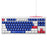 INPHIC K902 87 Keys Mute Keyboard Gaming Keyboard with Colorful Light for Home Office - 1