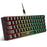 HXSJ V200 68 Keys USB Wired Membrane Keyboard with RGB Backlit Gaming Keyboard - Black - 1