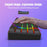HXSJ V200 68 Keys USB Wired Membrane Keyboard with RGB Backlit Gaming Keyboard - Black - 4