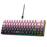 HXSJ V200 Ergonomic 68 Keys Membrane Keyboard RGB Lighting Wired Keyboard for Gaming, 25-Key Rollover - Pink - 1