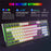 HXSJ V600B For Gaming 96 Keys Wired Keyboard RGB Backlit Mechanical Feel Membrane Keyboard - 4