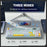 ONIKUMA G80 Gaming Keyboard 2.4G Wireless / Bluetooth-compatible / Wired Membrane Keys 3 Modes Keyboard with RGB Backlit - 6